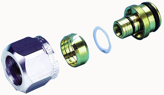 RACCORD POUR ROBINET COUDE ET TE SERIE MALE - 3015SCRN - Raccord pour tube Multicouche