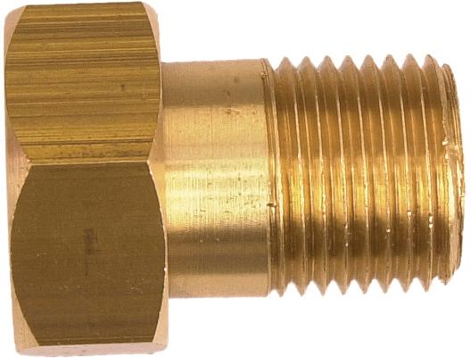 RACCORD COMPTEUR - Avec plat et trou brut