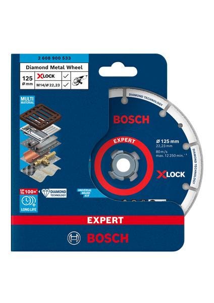 DISQUE DIAM.EXP.METAL 125MM BOSCH 2608900533