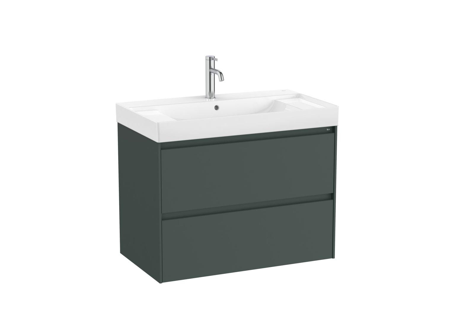 MEUBLE ONA 2TR 80         VERT MAT A851691513 ROCA SANITAIRE  [A851691513] 