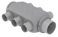ACCESSOIRES DE RESEAUX - Caisson de distribution - NEOCD - Pour VMC double flux