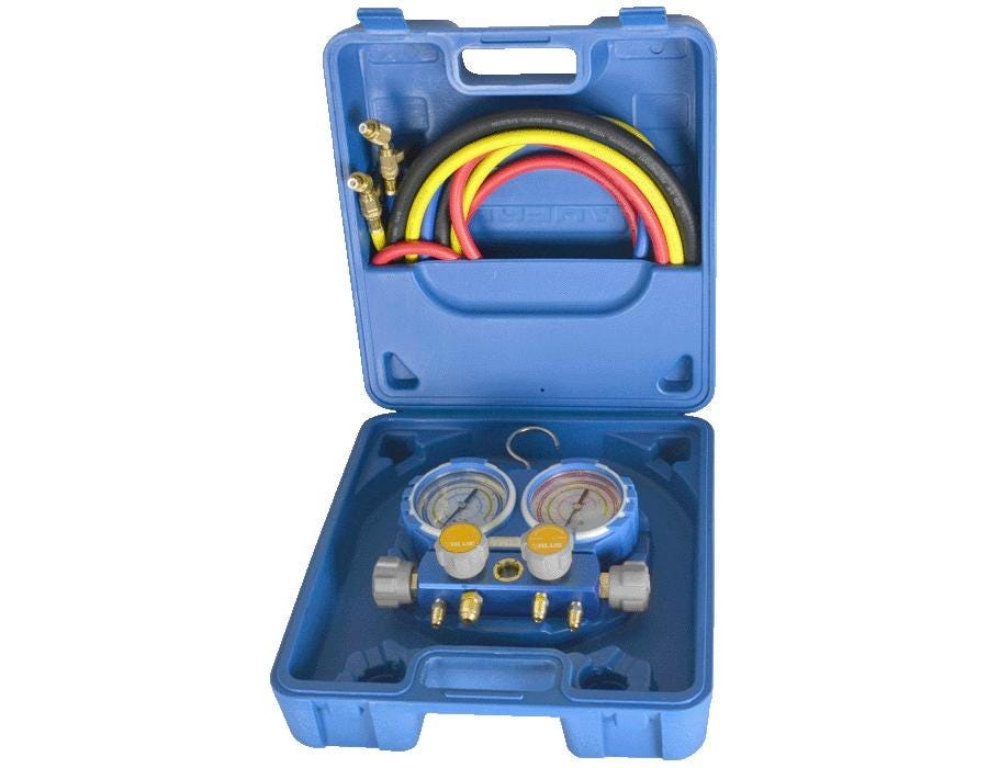 MANIFOLD 4 VOIES P.R410A+ACC. TF-VMG-4-R410AA TEDDINGTON-FRANCE  [TF-VMG4-R410AA] 
