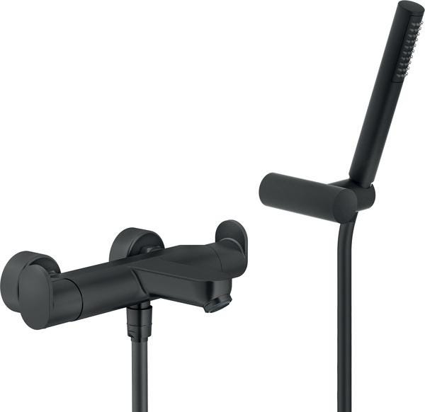 MITIGEUR TH MUR UP         NOIR MAT UP94010BM NOBILI RUBINETTERIE  [UP94010BM]