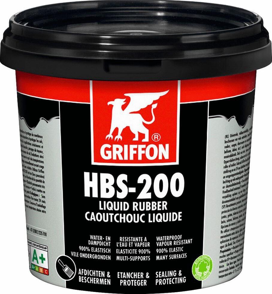 HBS-200 - CAOUTCHOUC LIQUIDE - Enduit écologique, universel pour protéger et rendre étanche à l'eau et à l'air
