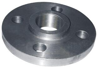 BRIDE TARAUDEE - Face de joint surélevée dressée - Noir