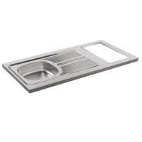 EVIER CUIS.INOX 1C+DEC.120CM T.PMR CPBH120G00