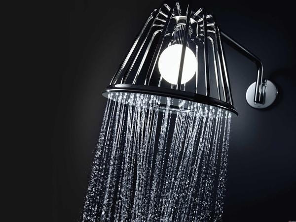 AXOR LAMP SHOWER DESIGNED BY NENDO - Douche de tête