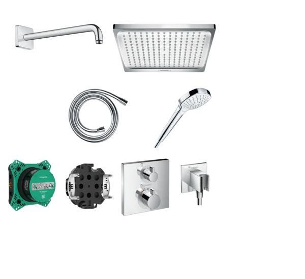 ENSEMBLE DCH ENC E240 ECOSTAT SQUARE 28830000 HANSGROHE  [28830000]