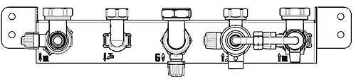 BARRETTE DE ROBINETTERIE