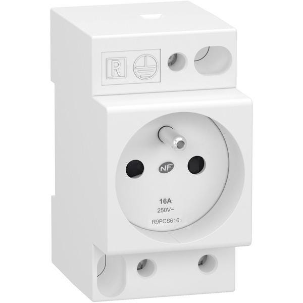 PRISE COURANT RESI9XP 2P+T 250V   SCHR9PCS616 MAGELEC