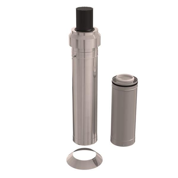 KIT 3CEP TOITURE D125/200 H2000MM INOX 330812 UBBINK  [330812]