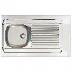 EVIER INOX 1C.A POS.120CM TOILE    EPAZ120G01 MODERNA FRANCE