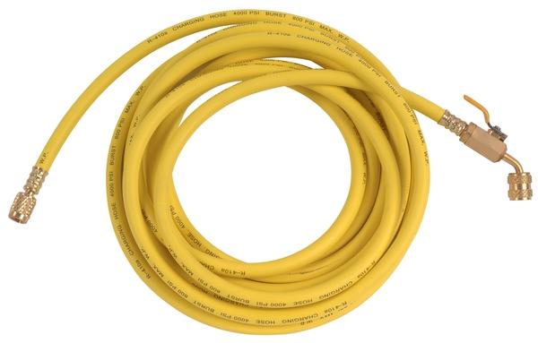 FLEXIBLE 5000MM+VANNE JAUNE 1/4-1/4  COR25612