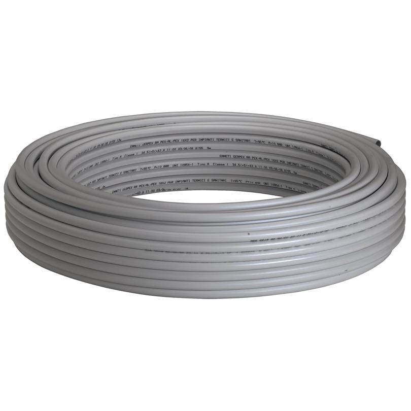 TUBE MULTICOUCHE ISOLE EASYTEC - PEX/AL/PEX - blanc