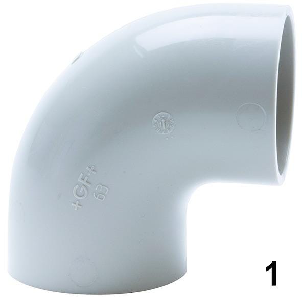 COURBE 90 PP-H SDR17.6 D200 PN6     727018419 FISCHER GEORG  [727018419]