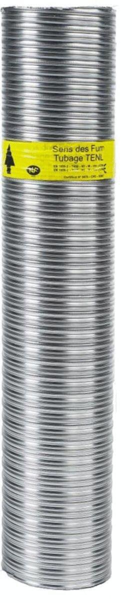 TUBAGE FLEXIBLE - Tubage souple double peau inox intérieur lisse