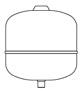 VASE D'EXPANSION 12L ROTEX SOLARIS     162070 DAIKIN  [162070]