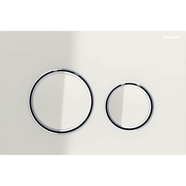 PLAQUE SIGMA21 CHR+VERRE SAB/GR     115884JL1 GEBERIT  [115.884.JL.1]