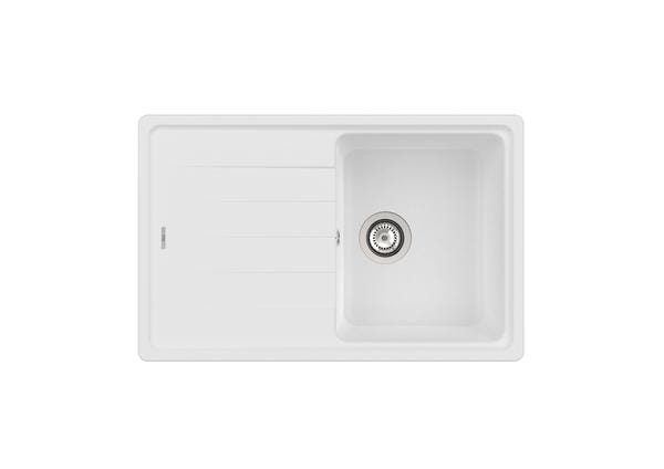 EVIER 1.C BERGEN 80+1 EGOUT A880180020 ROCA SANITAIRE  [A880180020]