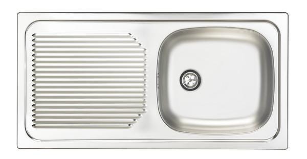 EVIER ECO INOX 1C.A ENC.86CM LISSE EEAM086A01
