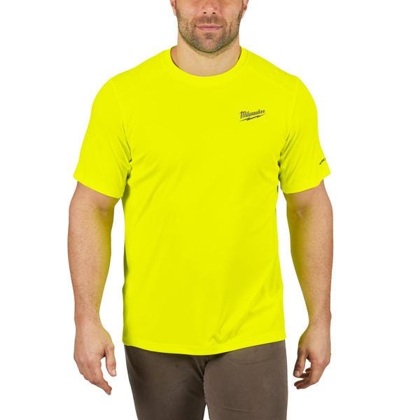 T-SHIRT WORKSKIN T.L  MC JAUNE     4932493075 TECHTRONIC INDUSTRIES FRANCE  [4932493075]