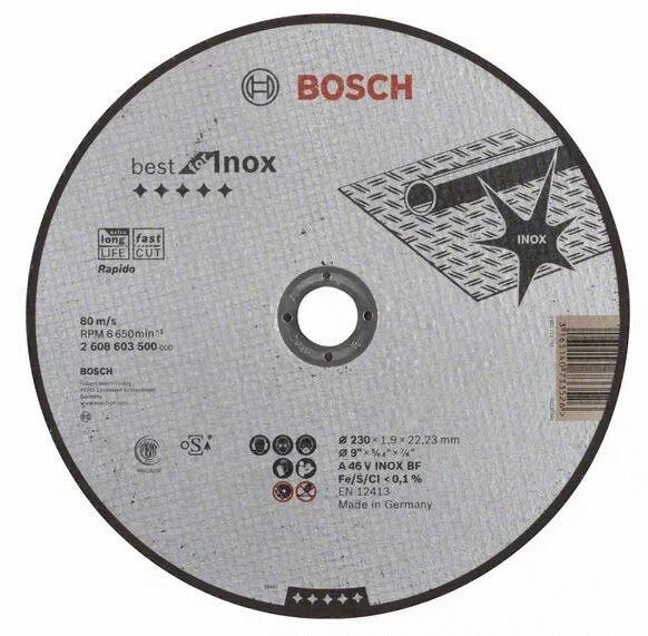 DISQUE A TRONÇONNER - Best for Inox