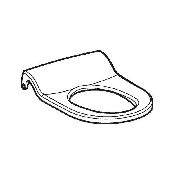 LUNETTE ABAT. AQUACLEAN SELA BLC/AL 242874111 GEBERIT  [242.874.11.1]