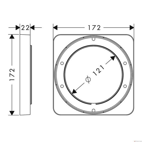 CALE COMPENS. CITTERIO M        AXOR 98860000 HANSGROHE  [98860000]