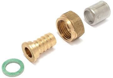 RACCORD PEXPRESS - Droit - Ecrou libre - Joint plat