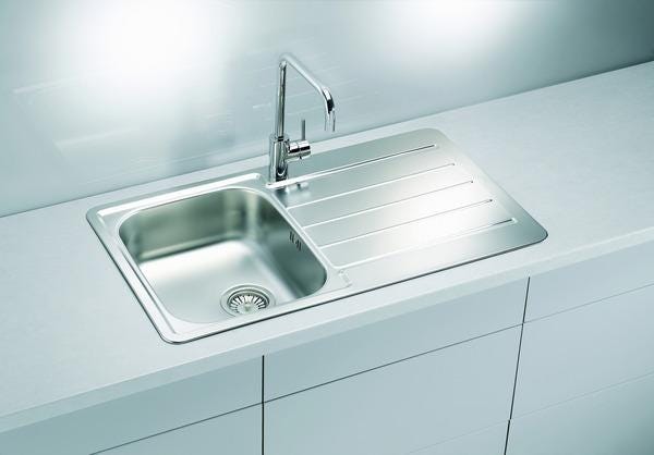 EVIER A ENCASTRER REVERSIBLE - LINE - Inox 18/10