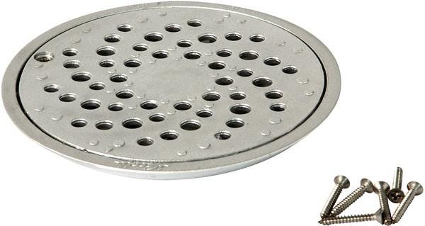 DOCIA - Ensemble grille aluminium + bride (avec 7 vis)