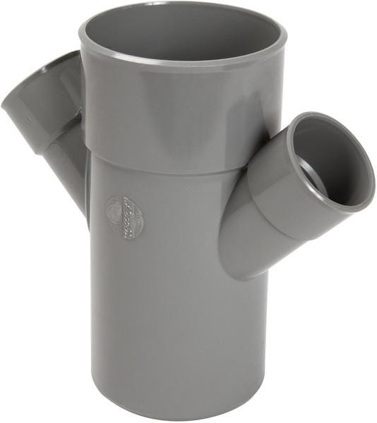 EMBRANCHEMENT DBLE 45 MF D100/040 GRIS   RT74