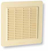 GRILLE D'AERATION A VISSER OU COLLER - Grille applique en polystyrène renforcé U.V.