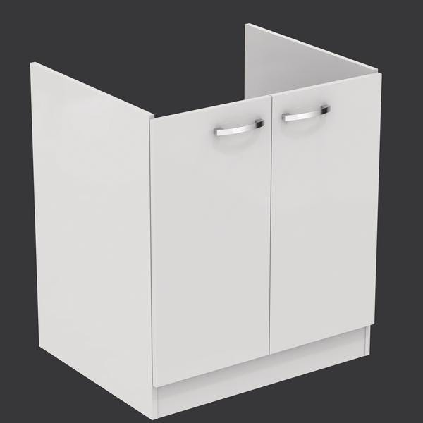 MEUBLE P.BAC LAGO 75CM AV.PLANCHE BLC J0027PW IDEAL STANDARD FRANCE  [J0027PW]