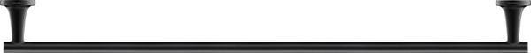 PORTE-DRAP BAIN 80 STARCK T NOIR/M 0099434600 DURAVIT  [0099434600]