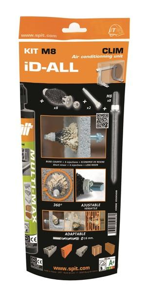 KIT FIXATION ID-ALL SUPP.CLIM M8 SPIT 059508