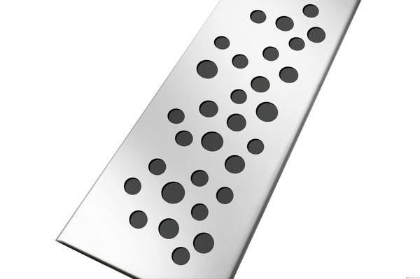 GRILLE CANIV.DOCIA 84,5 INOX BULLES GSICAN90B NICOLL