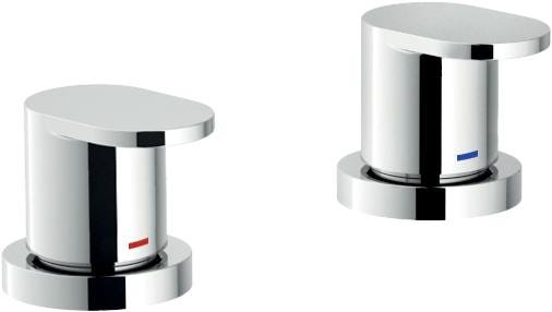 CROISILLON UP EAU CHAUDE/FROIDE CHR UP94204CR NOBILI RUBINETTERIE  [UP94204CR]