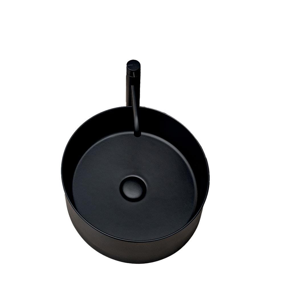 VASQUE A POS.RONDE CERAM.NOIR MAT     CI40613 ONDYNA  [CI40613] 