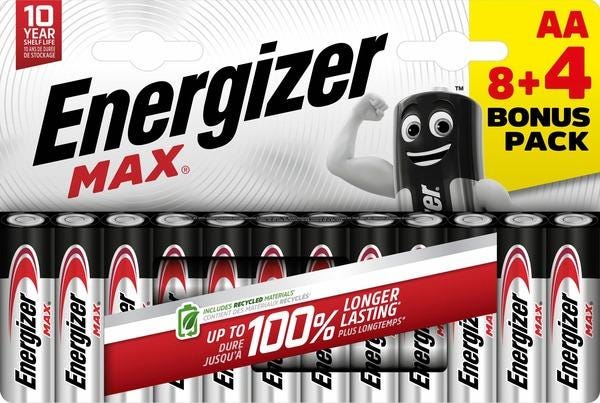 PILE AA LR6 1.5V ALCAL.MAX ENERG.  EMXLR68+4C ENERGIE D