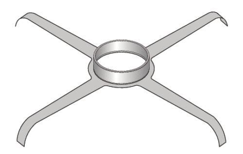 ETOILE CENTRAGE PPS D.110 -2- DY187  84887587 DE DIETRICH EQUIP THERMIQU BDR  [84887587]