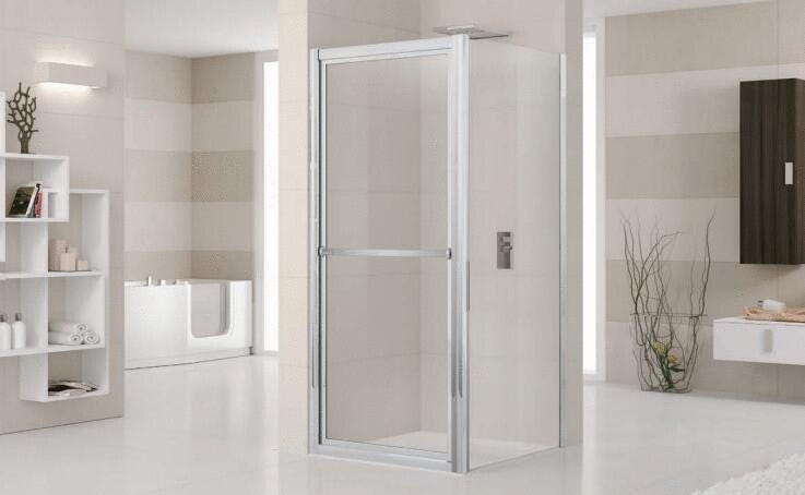 LUNES O - Porte basculante - Hauteur 190 cm - Ep. verre 3 mm