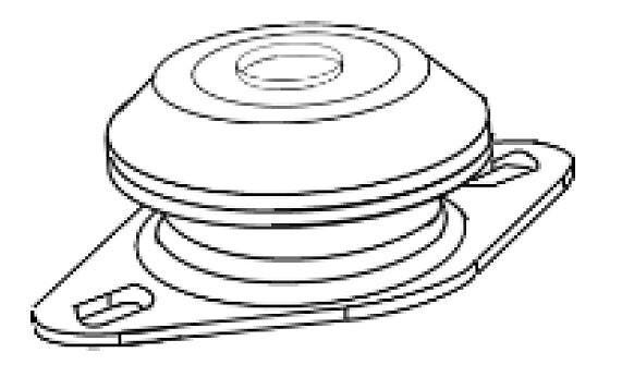 PLOT ANTIVIBRATILE POUR MMTC 33/40KW  7848648 DE DIETRICH EQUIP THERMIQU BDR  [7848648]
