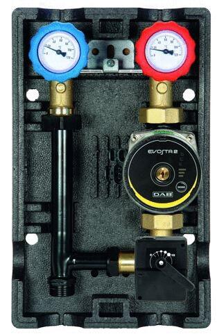 KIT DEPART CHAUDIERE - Groupe hydraulique direct avec circulateur