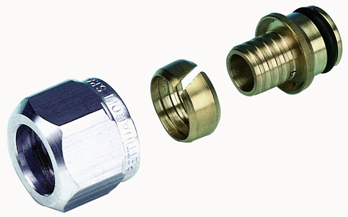 RACCORD POUR ROBINET COUDE ET TE SERIE MALE - 3015N - Raccord pour tube Réticulé