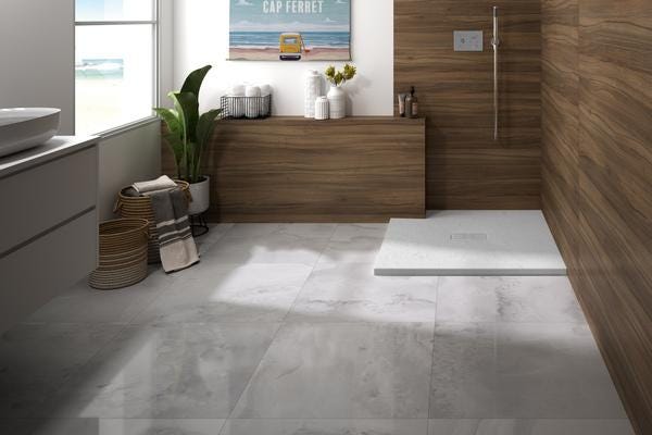 RECEVEUR KINEROCK EVO 100X100  MIN/BLC RD9010 AQUAPRODUCTION KINEDO  [RD9010]