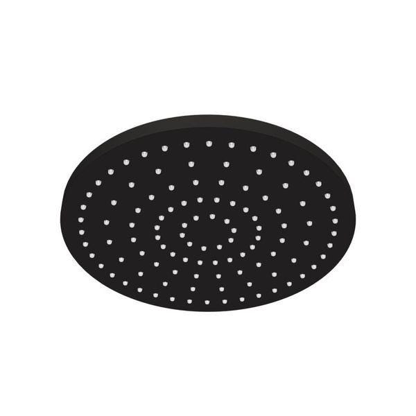 POMME DE TETE 250MM ABS  NOIR MAT   F2794/2NS