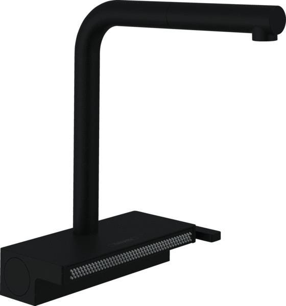 MITIGEUR D'EVIER 250 D  2JET NOIR MAT73836670 HANSGROHE  [73836670]