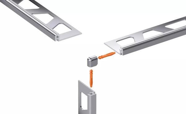 ANGLE SORTANT JOLLY-AE 10MM ALU MAT EV/J100AE SCHLUTER SYSTEMS  [EV/J100AE]