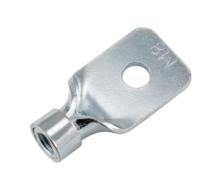 ACCESSOIRE DE MONTAGE - Vis plate renforcée avec trou rond, électrozinguée